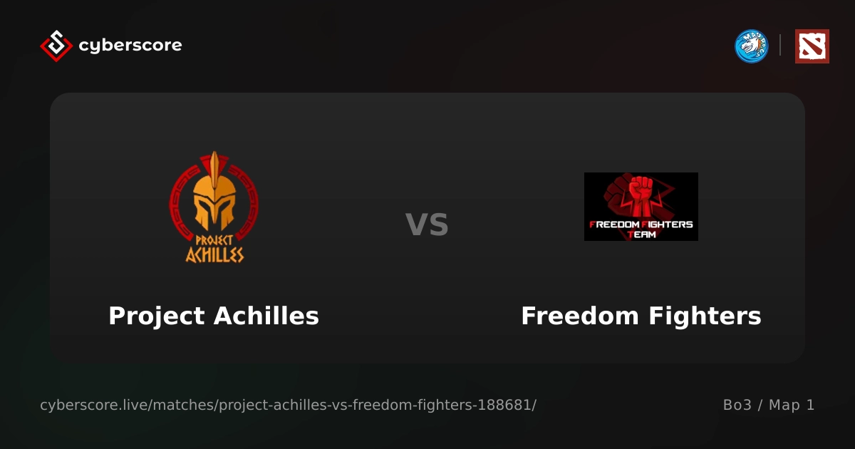 Project Freedom Project Achilles vs Freedom Fighters - 03/10/2026 en Mad Dogs League ...
