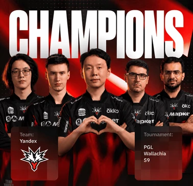 Team Yandex became PGL Wallachia Season 9 champions